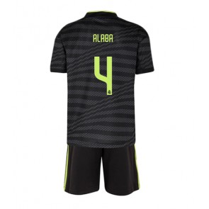 Real Madrid David Alaba #4 babykläder Tredje Tröja barn 2022-23 Korta ärmar (+ Korta byxor)